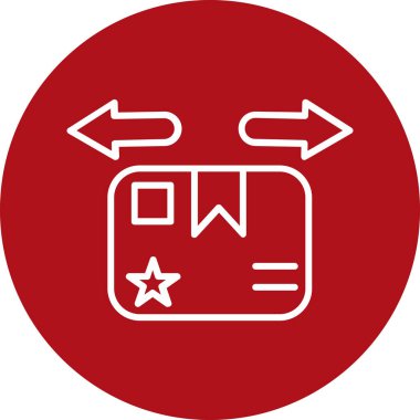 Kredi kartı simgesi, vektör illüstrasyonu