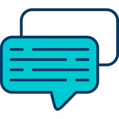 Sohbet balonu Basit tasarım