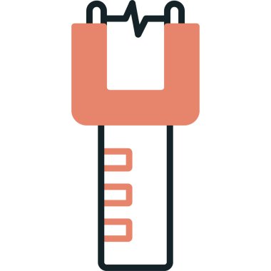 Modern oto tamir simgesinin vektör illüstrasyonu