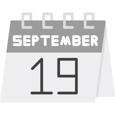 Eylül 20 - Tasarımlı takvim simgesi