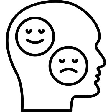 duygu duygu duygu simgesi ana hat biçiminde karşı karşıya