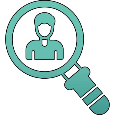 Ara. Web simgesi basit illüstrasyon