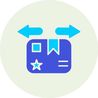 Modern bir simgenin vektör illüstrasyonu