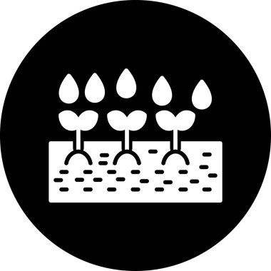 çiçek simgesi vektör illüstrasyonu