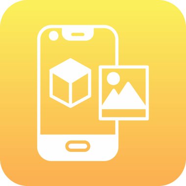 Uygulama modern simgesinin vektör illüstrasyonu