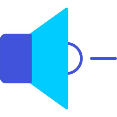 Konuşmacı. Web simgesi vektör illüstrasyonu