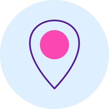 İğne. Web simgesi basit illüstrasyon