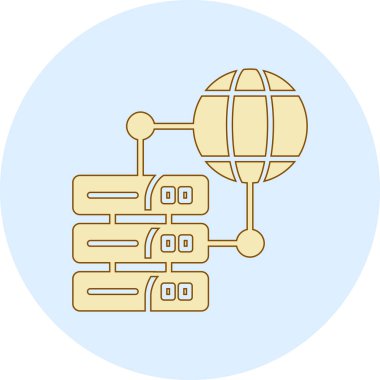 ağ paylaşım simgesi çizimi