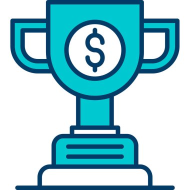 kupa ödülü vektör illüstrasyonu