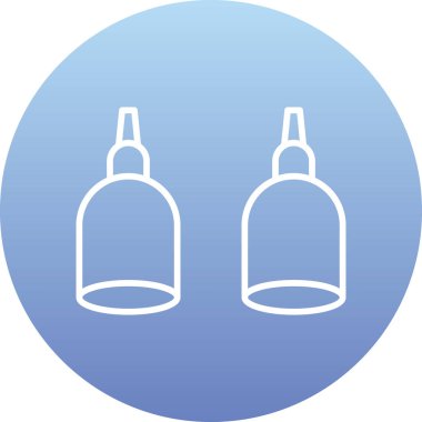 Modern b 'nin vektör illüstrasyonu simgelerden yoksun