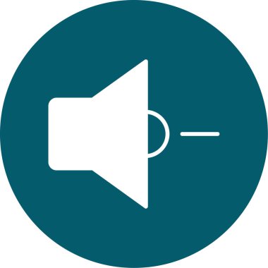 Sesi aç. Web simgesi vektör illüstrasyonu