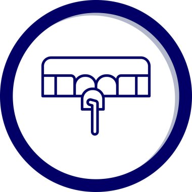 Yapı simgesinin vektör illüstrasyonu