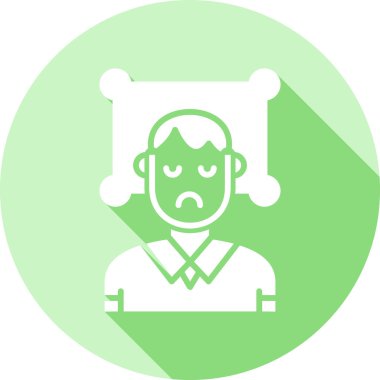 avatar. Web simgesi basit illüstrasyon