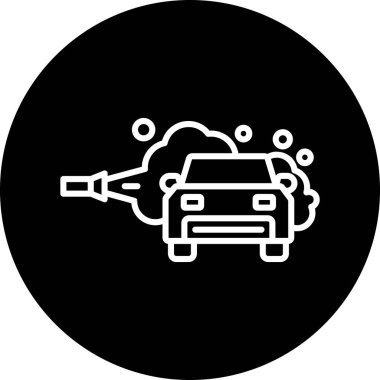 Modern oto tamir simgesinin vektör illüstrasyonu