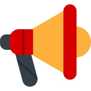 megafon simgesi, basit tasarım