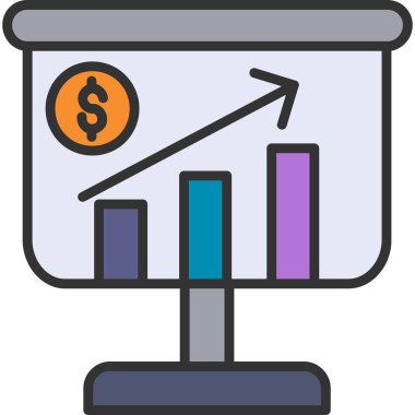 iş grafiği vektör illüstrasyonu