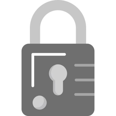 ikon vektör illüstrasyonunu kilitle