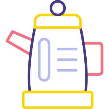 Çay. Web simgesi basit illüstrasyon