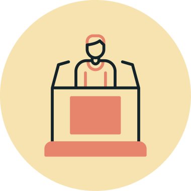 Konferans Toplantısı. Web simgesi