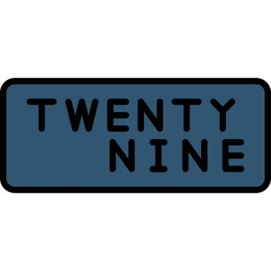 Yeni yılın 12 'nci yılı alfabenin bir sayısı şeklinde.