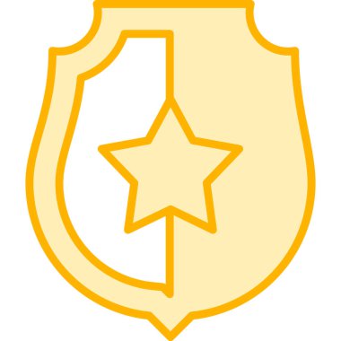 Rozet simge vektör çizim