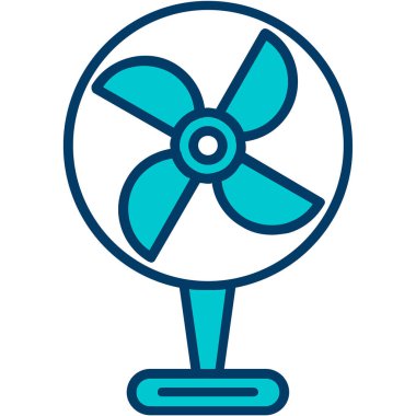 Hayran ikonu. ağ için izole edilmiş fan simgesinin ana hatları