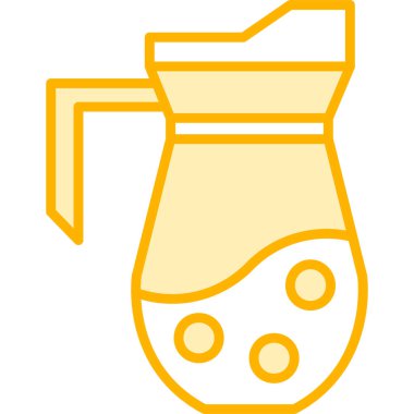 Kahve. Web simgesi basit illüstrasyon