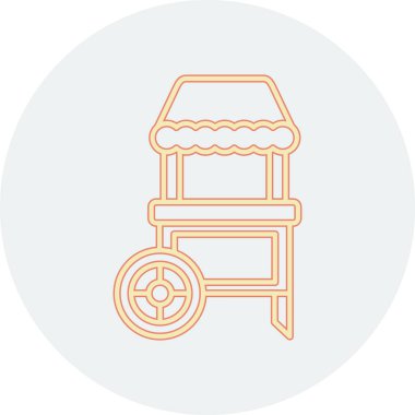 Yemek Sepeti vektör simgesi