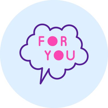 Kalp ile kabarcığın vektör illüstrasyonu