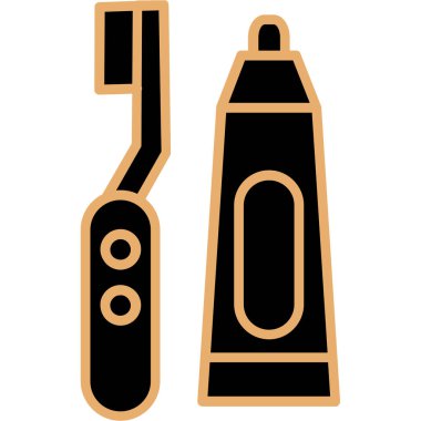 Oje ikonu. tırnak cilası vektör simgesinin ana hatları izole edildi