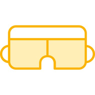 gözlük ikonu vektör illüstrasyonu