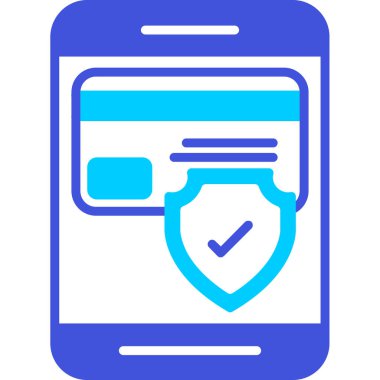 mobil uygulama simgesi basit vektör çizimi