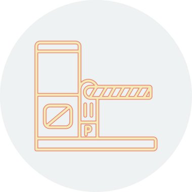 Modern oto tamir simgesinin vektör illüstrasyonu