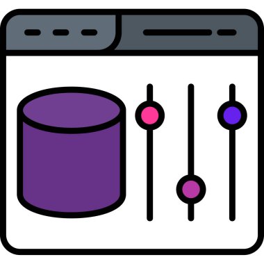 sunucu simgesi çizimi