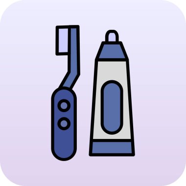 Beyaz arkaplanda mavi tıraş köpüğü simgesi izole edildi. Tıraş sembolü. vektör illüstrasyonu