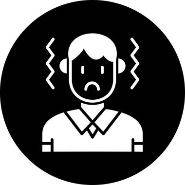 Üzücü. Web simgesi basit tasarım