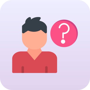 Düz biçimli avatar adam kullanıcı simgesi