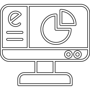 Bilgisayar faresi. Web simgesi basit tasarım