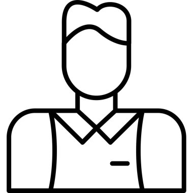 avatar insan kişisi simgesi ana hatlar biçiminde