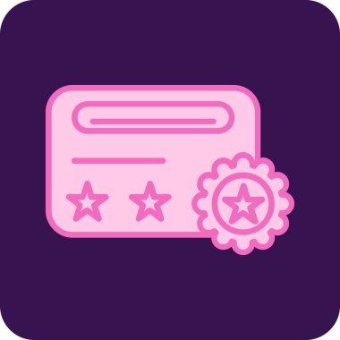 kart simge vektör çizim