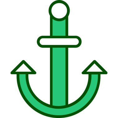 Çapa. Web simgesi basit illüstrasyon