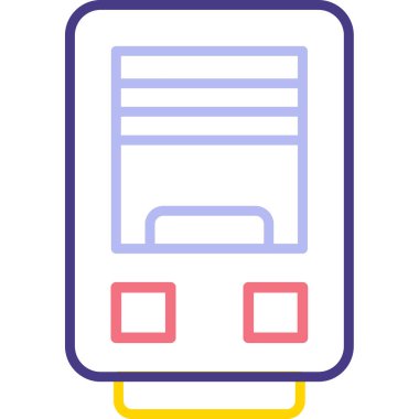 Web arayüzü tasarım simgesi, vektör illüstrasyonu