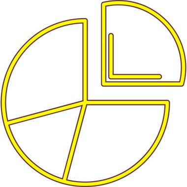 Çizgi film simgesinin vektör çizimi