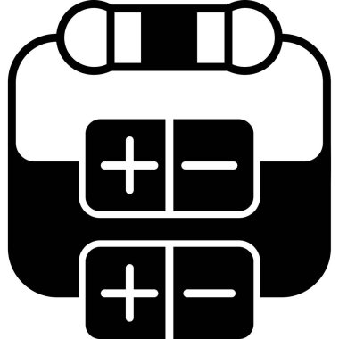 İlaç. Web simgesi basit illüstrasyon