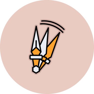 Modern kişisel bilgisayarın vektör simgesi