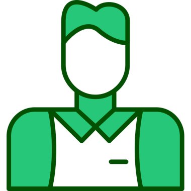 avatar. Web simgesi basit illüstrasyon