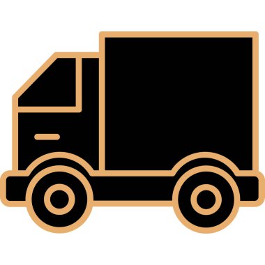 Kamyon vektör simge tasarlamak