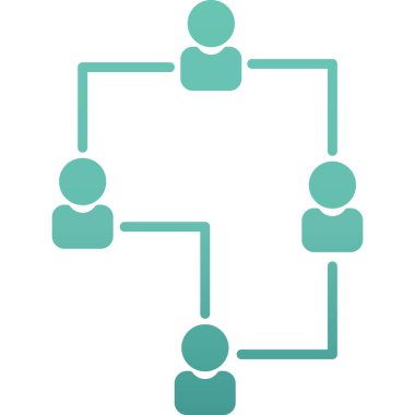 Projeniz için vektör insanlar simgesi