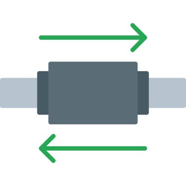 akıllı seğirmenin düz simgesi.