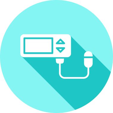 Monitör. Web simgesi basit illüstrasyon